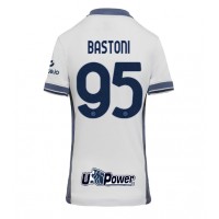 Camiseta Inter Milan Alessandro Bastoni #95 Visitante Equipación para mujer 2024-25 manga corta